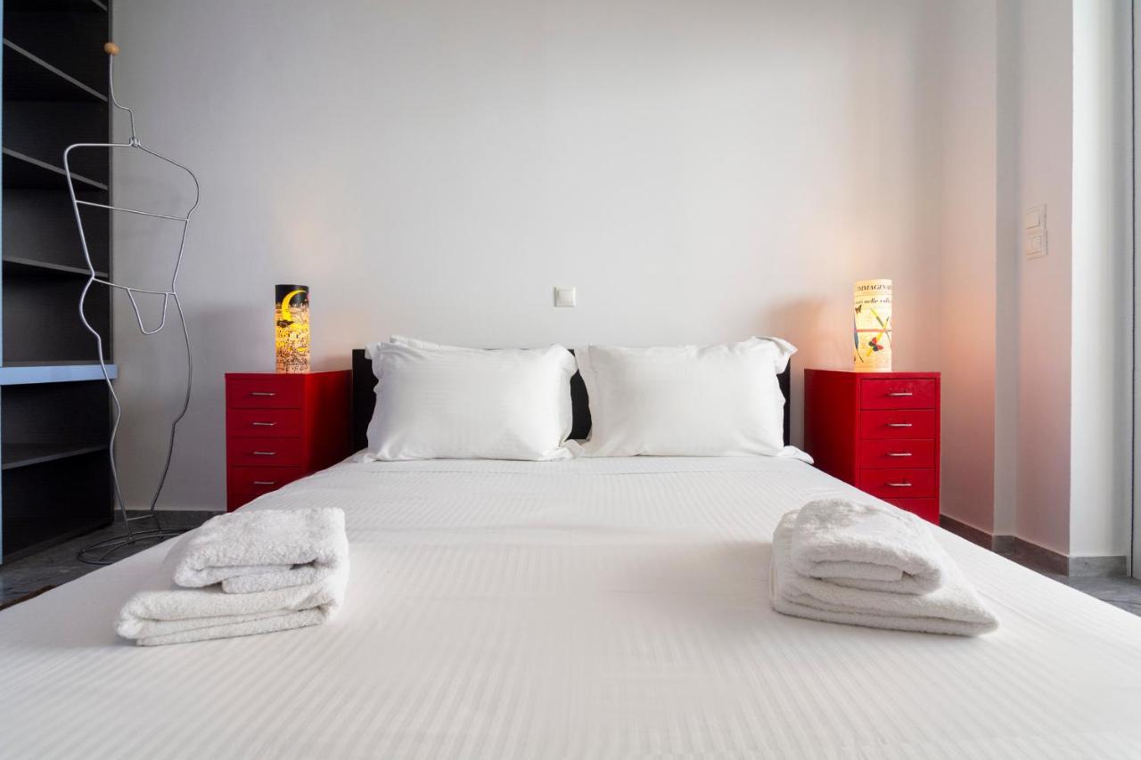 Central 3Bd Apt. Near Acropolis Aten Exteriör bild