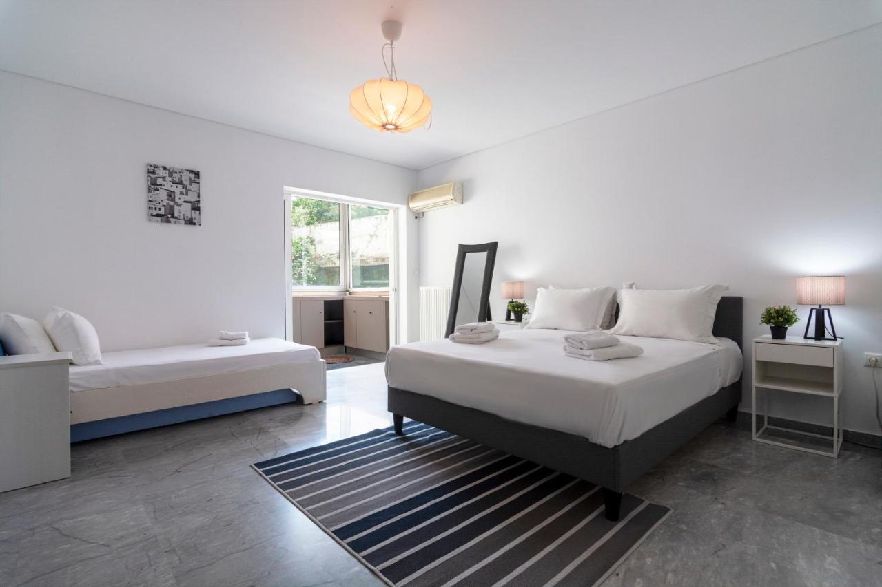 Central 3Bd Apt. Near Acropolis Aten Exteriör bild